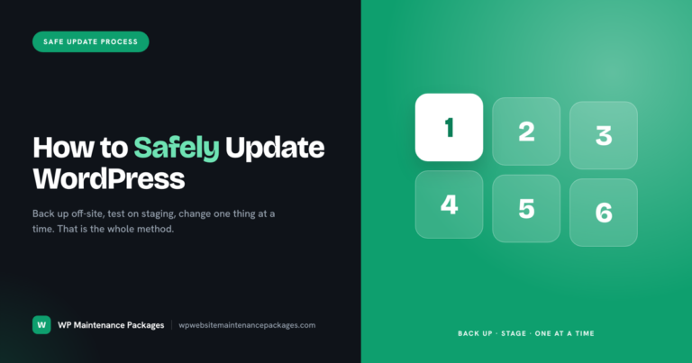 How to Safely Update WordPress (Without Breaking It)